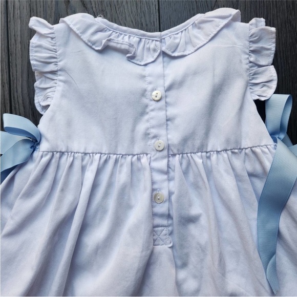 Adorable Cecil & Lou White Smocked Dress Size 24M - Picture 5 of 5